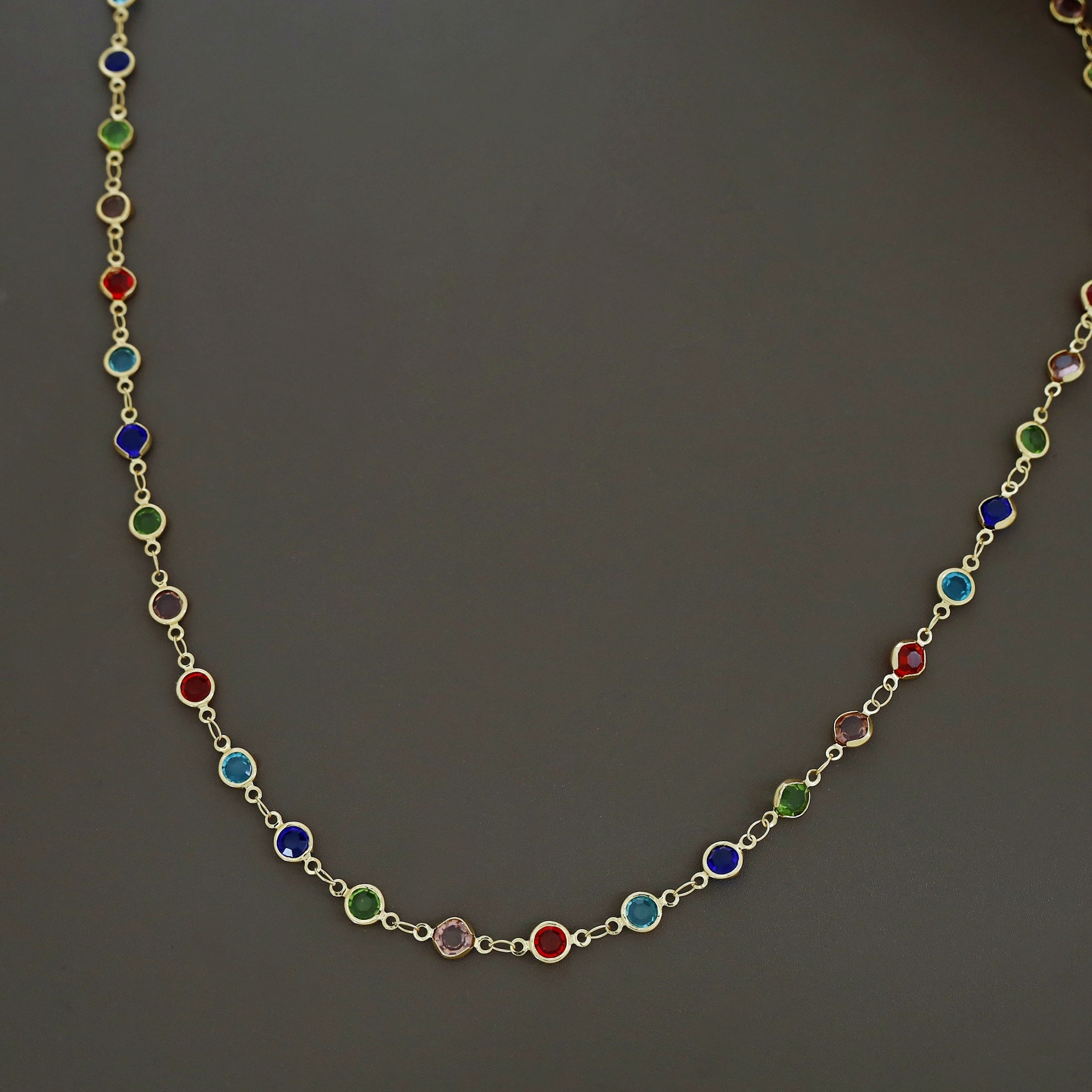 Multicolour Long Neckpiece
